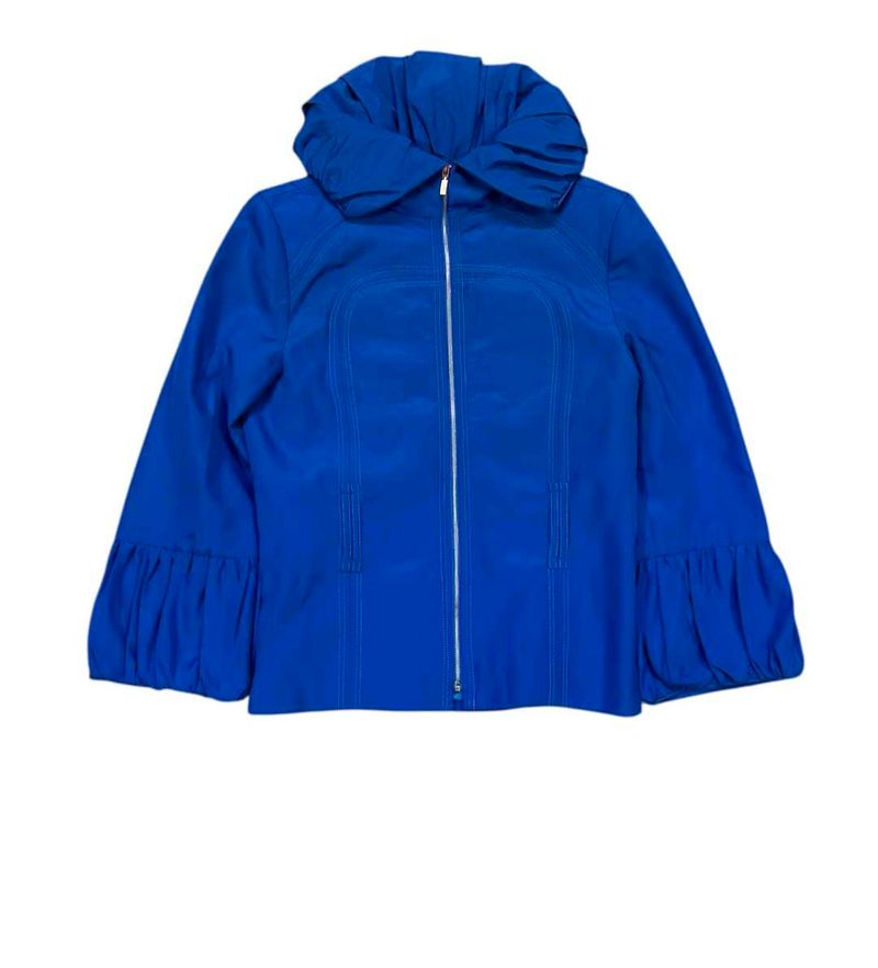 Woman Blue Jacket