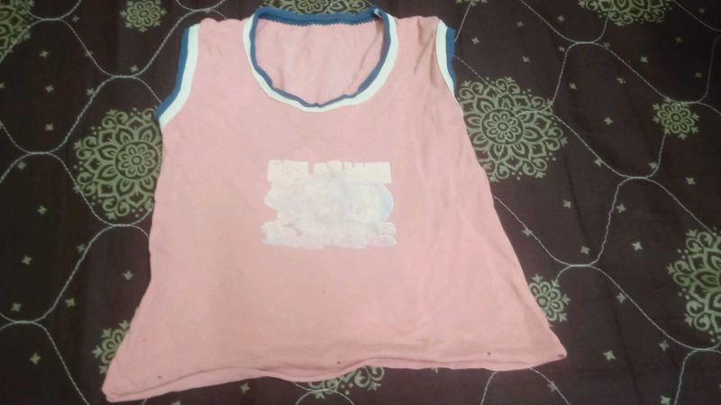 👕 Kids Sleeveless T-Shirt (1–2 Years)