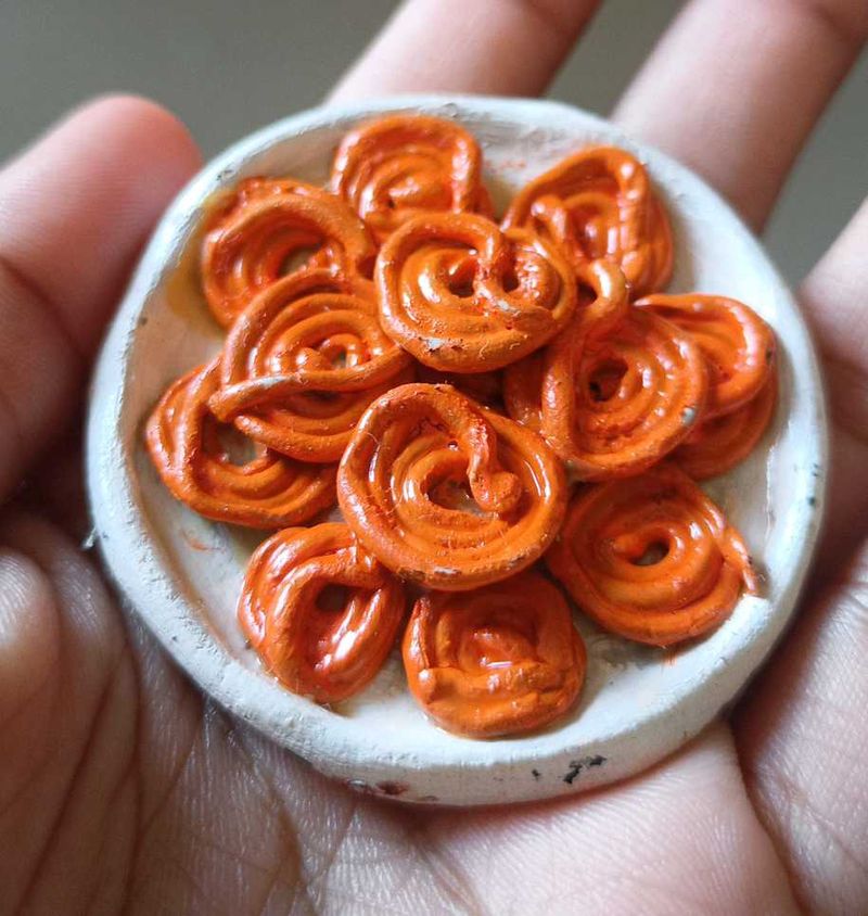 Jalebi Miniature Plate