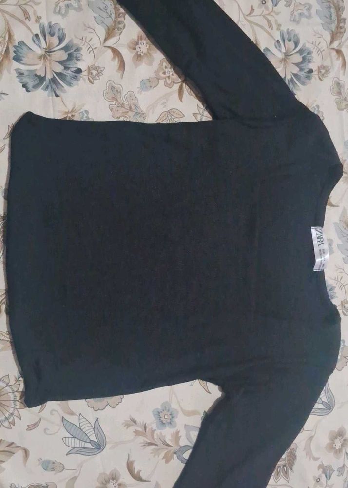 Black Full Sleeve Top