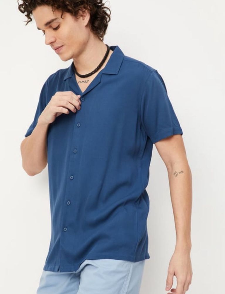 Max Blue Formal Shirt