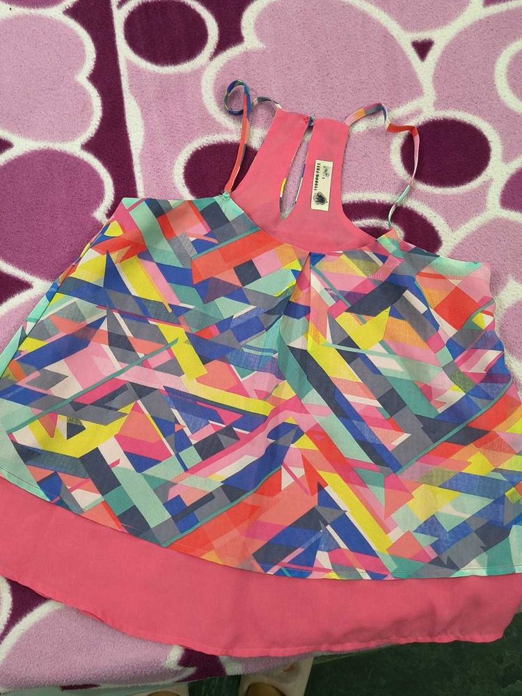 Colorful Sleeveless Top