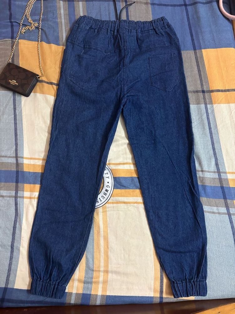 Imported Denim Joggers