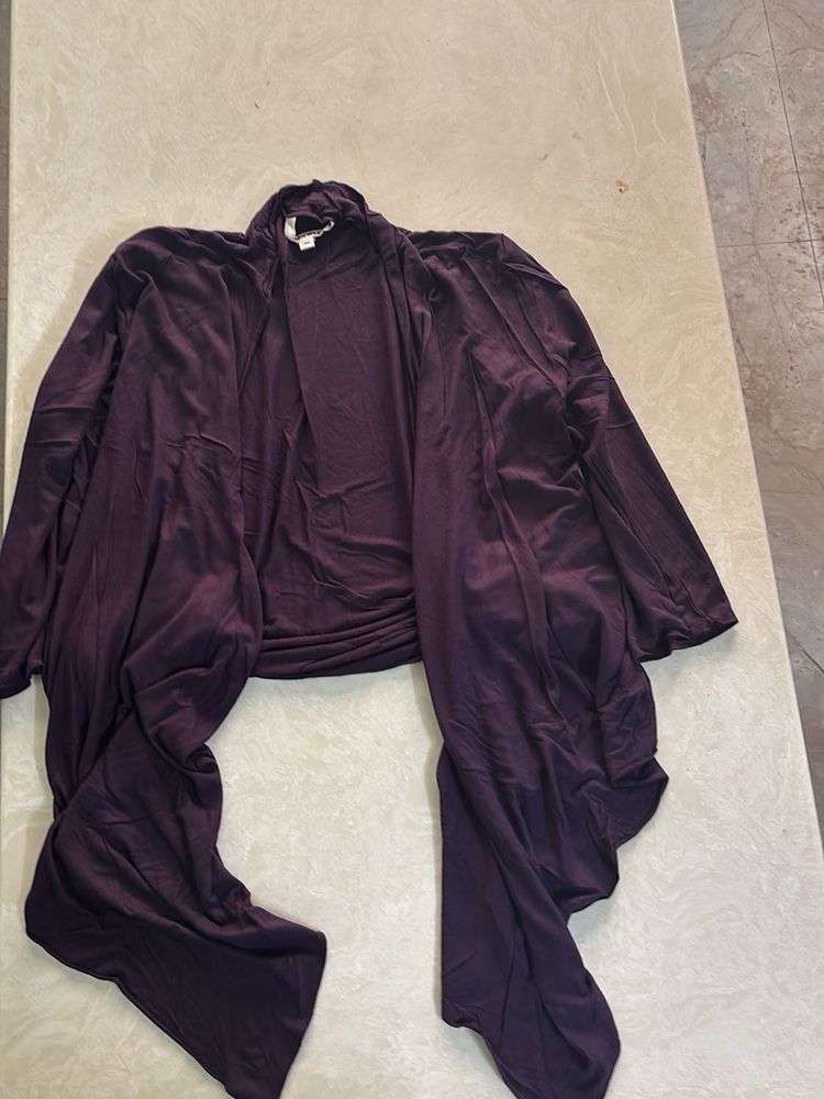 Purple shrug
