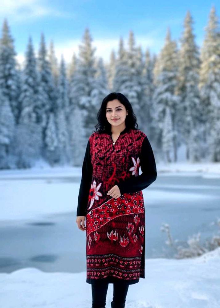 Woolen Kurti (Stretchable)
