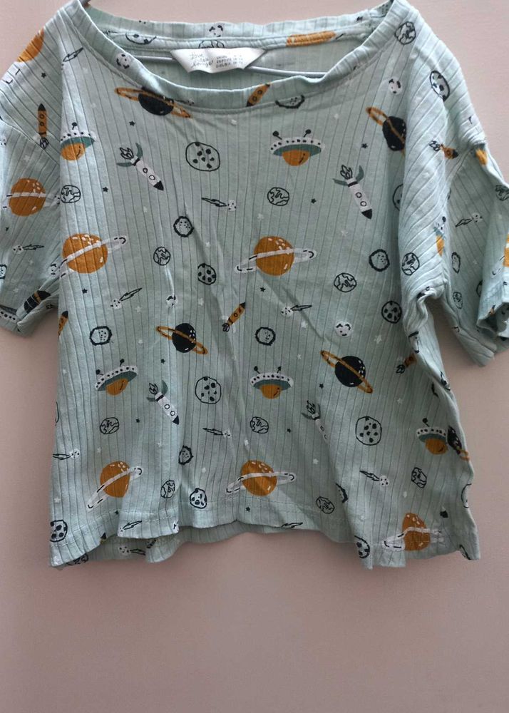 Pista Green Girl Top