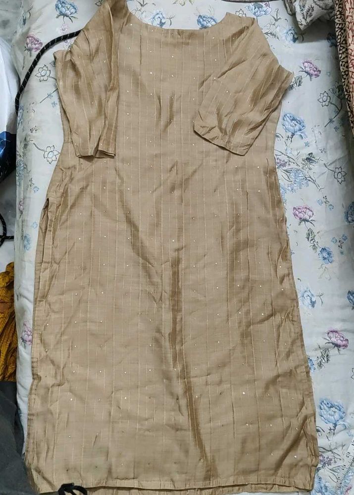 Elegant Beige Kurta