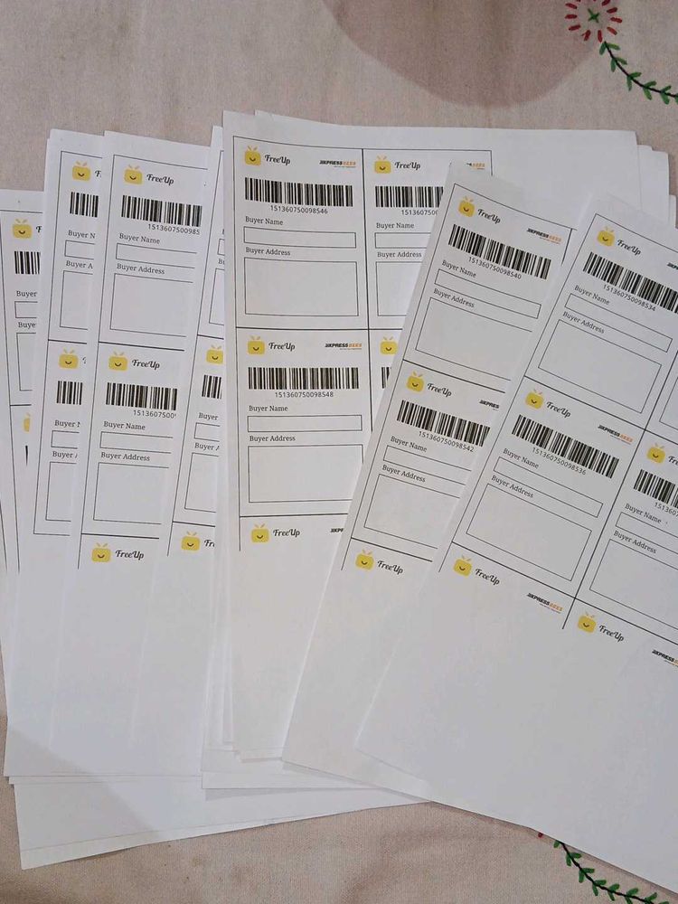 20 Shipping Labels