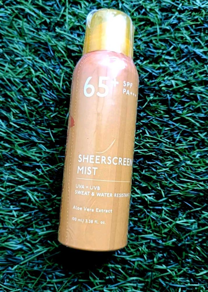 Asaya Sheerscream Sunscreen Mist with Aloevera