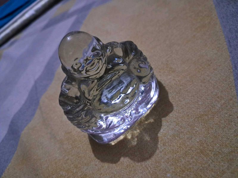 Glass Laughing Buddha