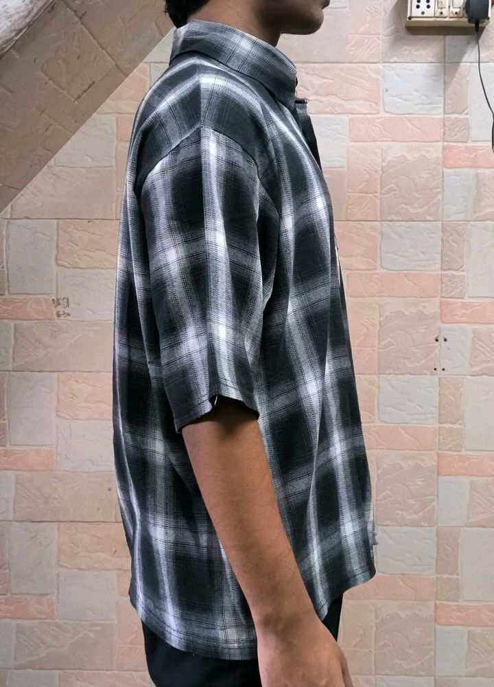 Checked Short Sleeve Shirt