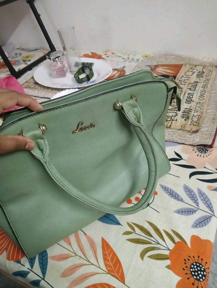 Sage Green Satchel Handbag