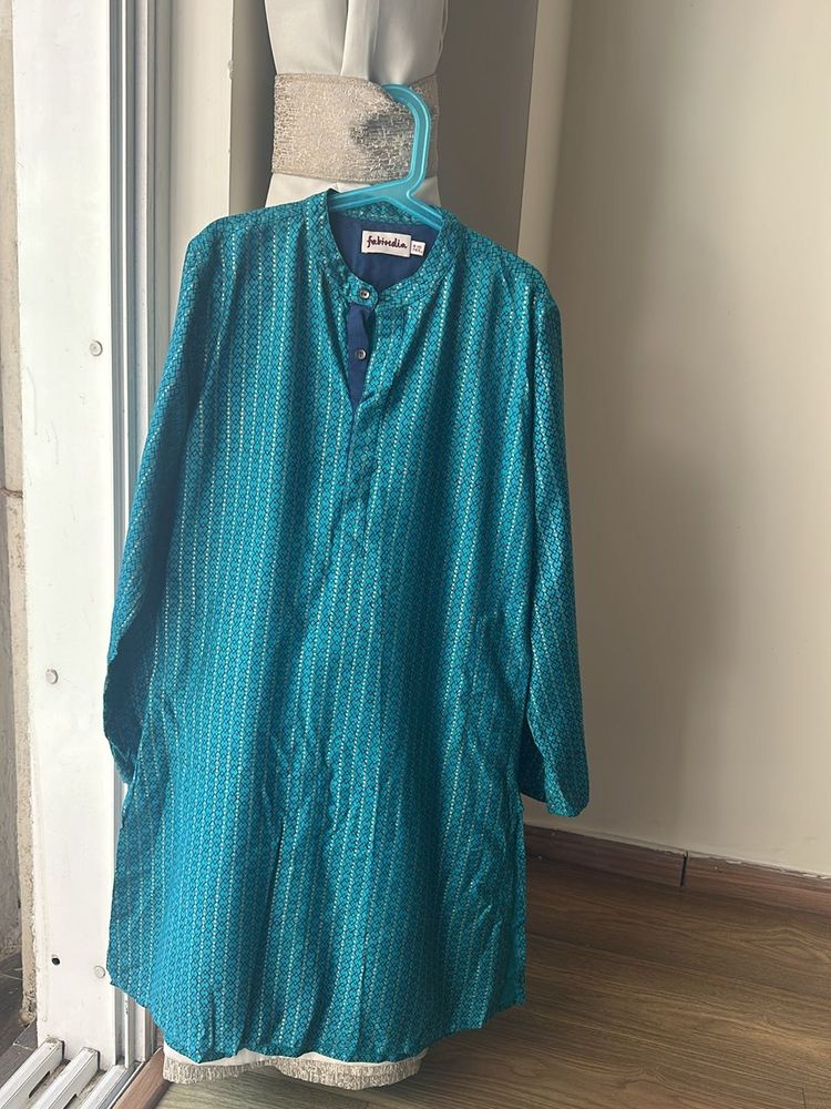 Fabindia Viscose Silk Kurta