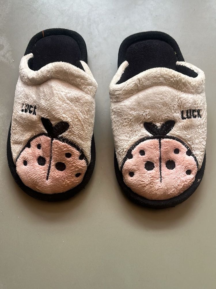Cute Ladybug Slippers for kids