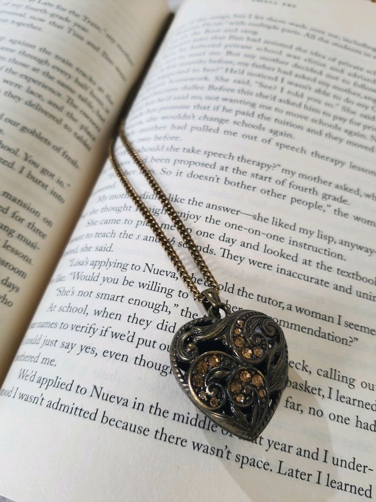 Bronze Heart Pendant Necklace