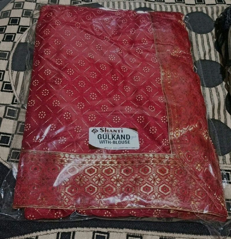 Beautiful Red Saree