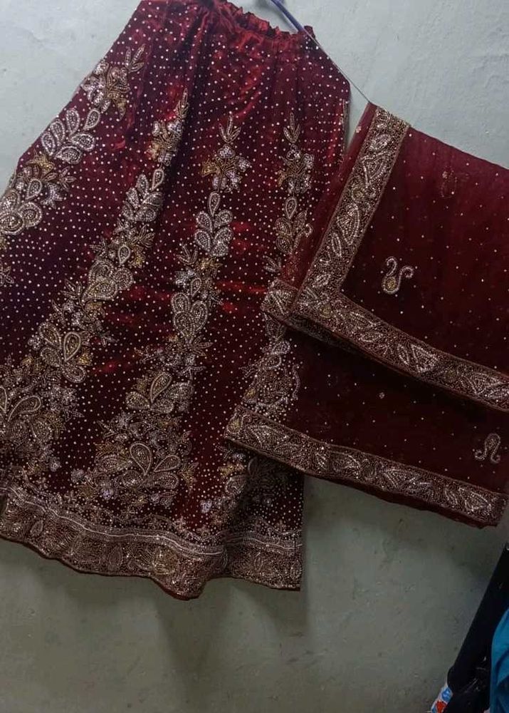 Lehenga With Dupatta+Free Chunri
