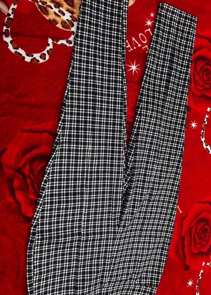 Checkered Casual Pants