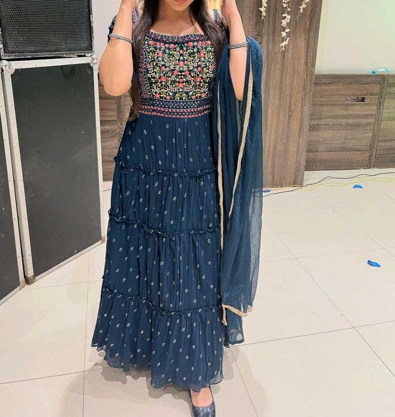 Elegant Embroidered gown