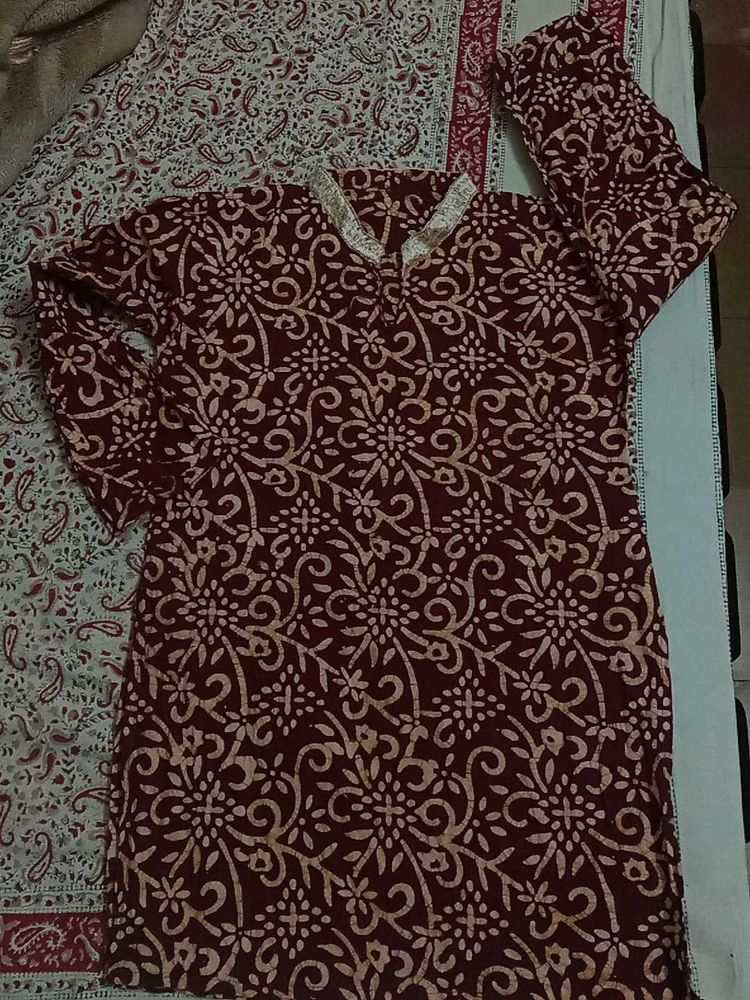 Batik Print Cotton Kurti
