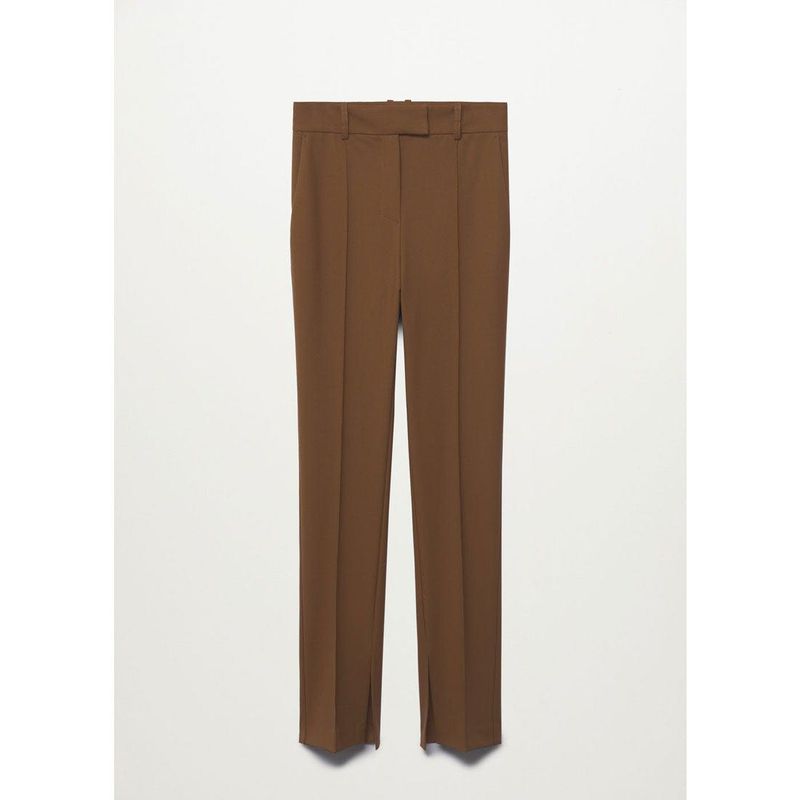 Brown Straight Leg Pants