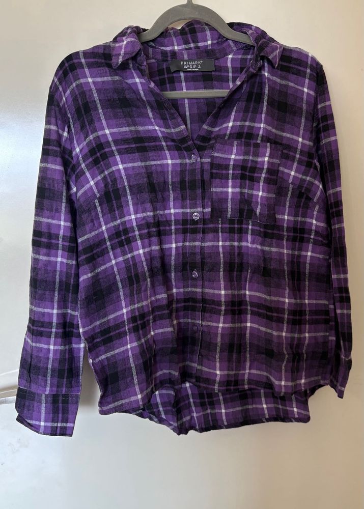 Purple Flannel From Primark
