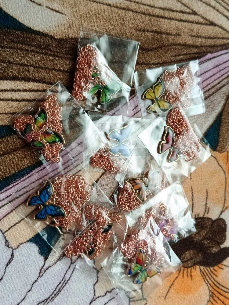 Butterfly Charm Necklaces