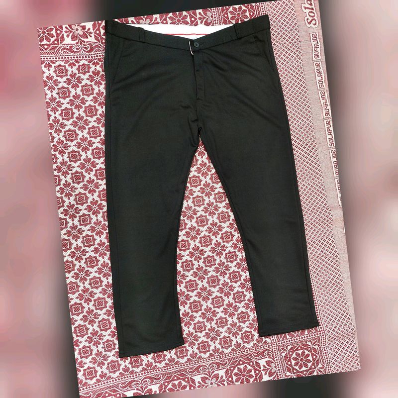 Black Lycra Pant For Men