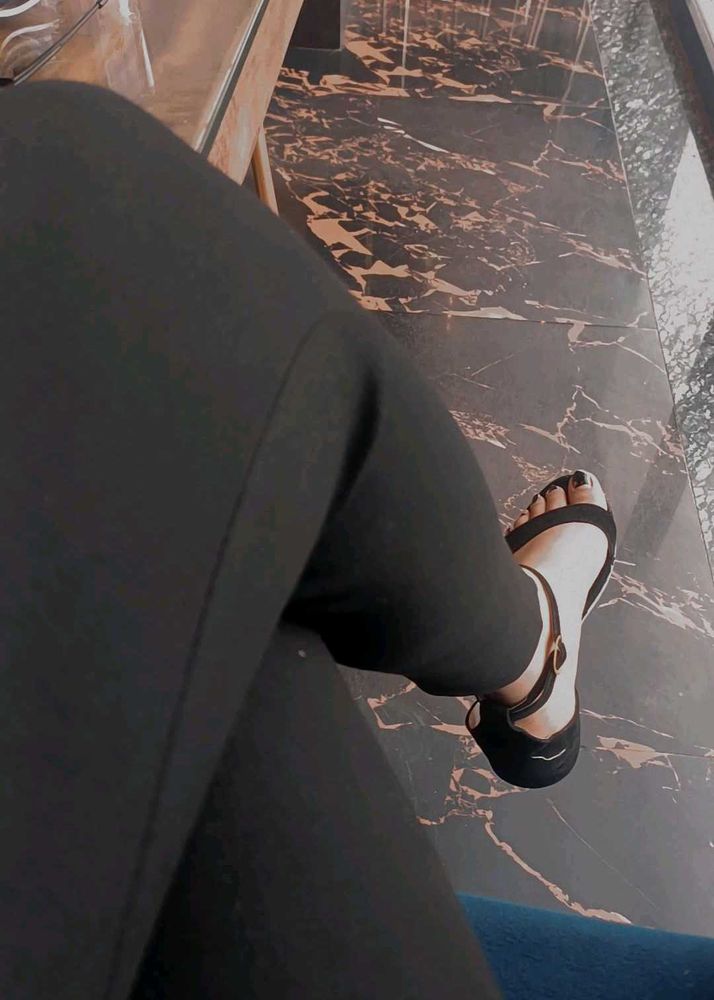 Classic Black Ankle Length Pants