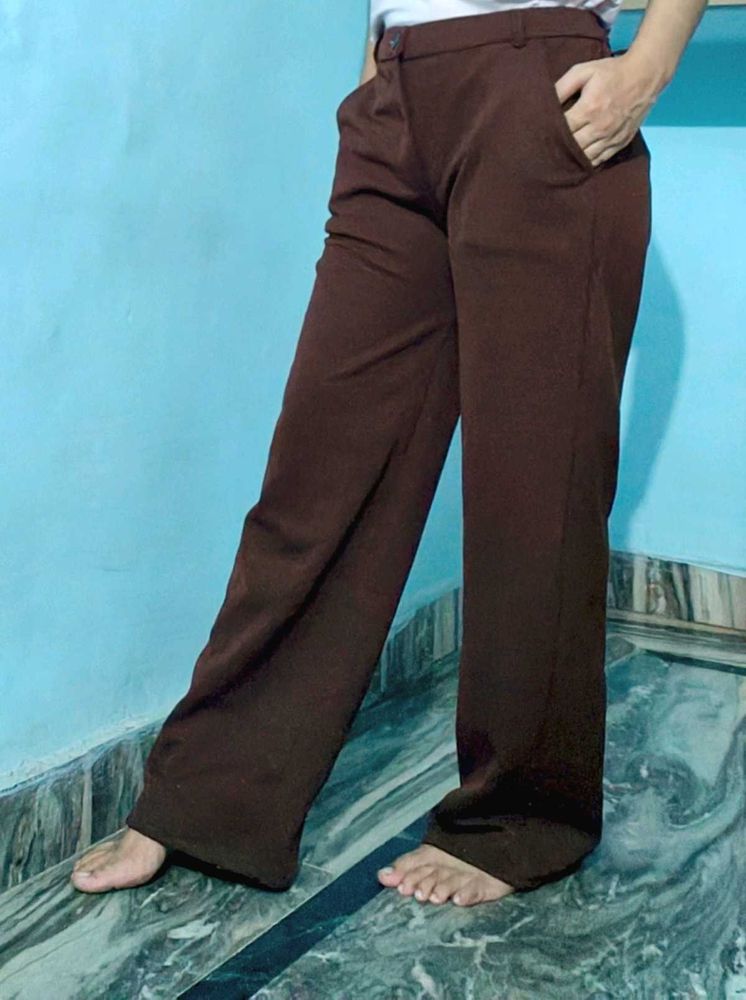 Brown Trousers Pant Women