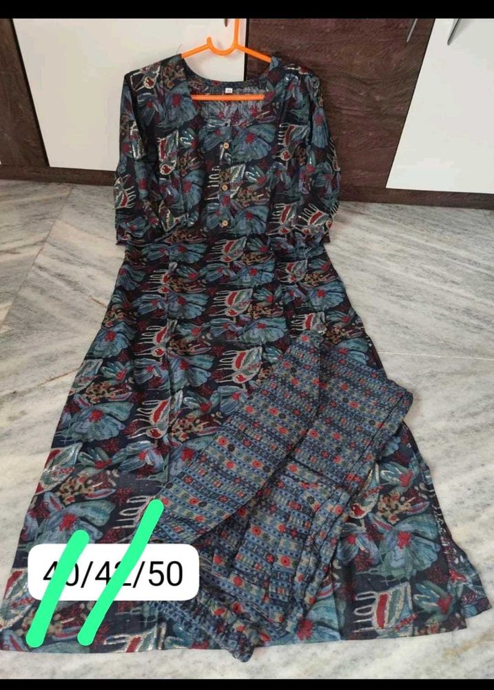 50 size Floral Kurta Set