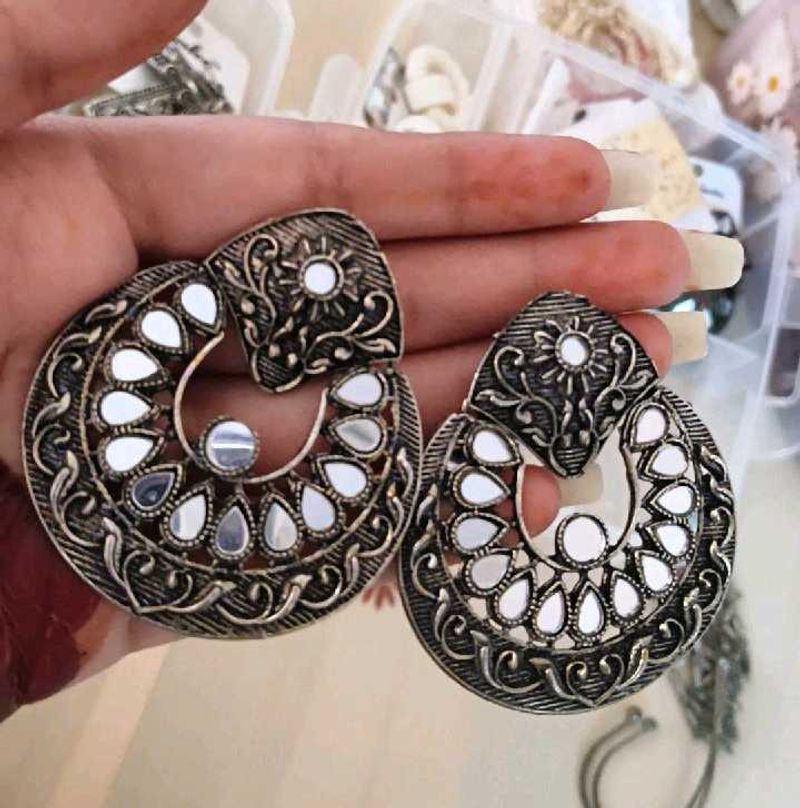 Mirror Jhumka Combo