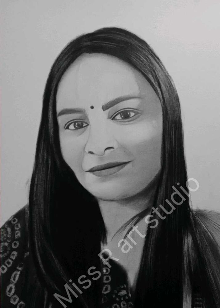 Handmade Charcoal Portrait