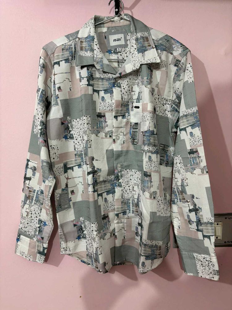 Abstract Print Shirt