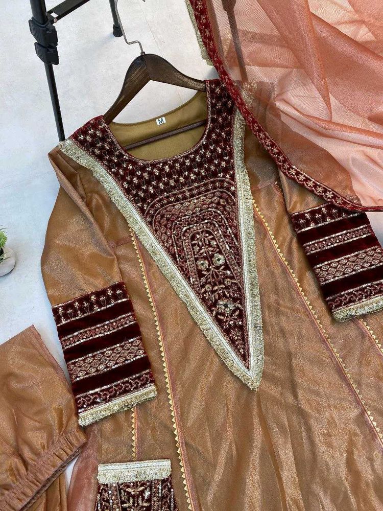 NEW DESIGNER STYLE  KALI SUIT PANT WITH DUPATTA