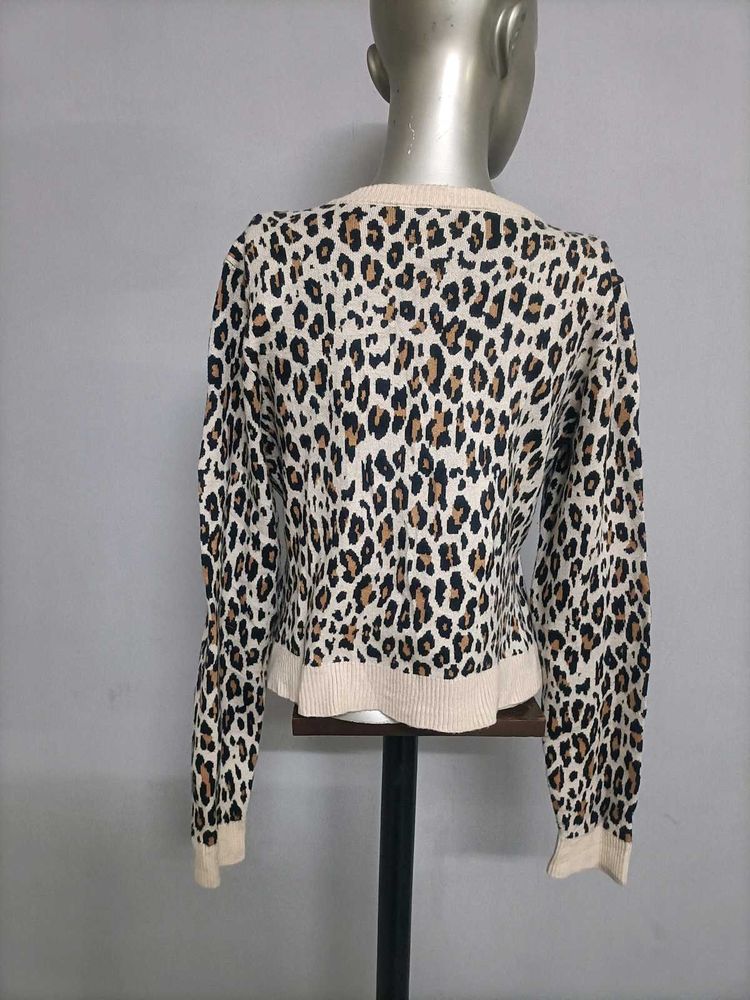 Leopard Print Cardigan ( korean brand )