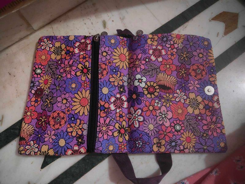 Flowery Sling Bag