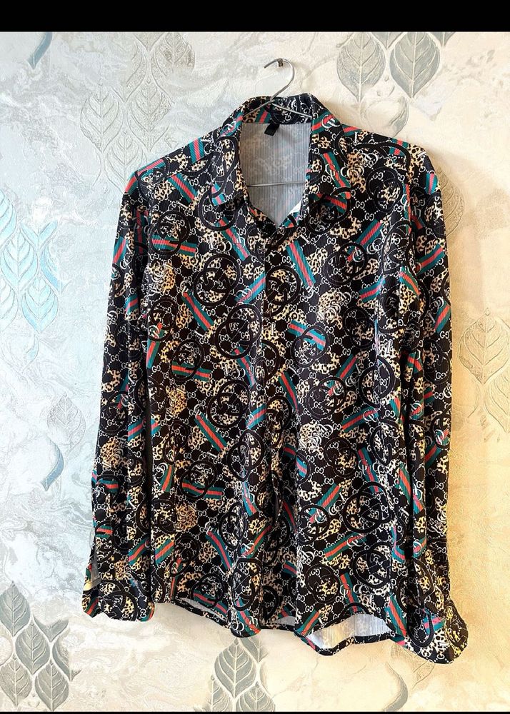 —  Gucci Patterned Shirt