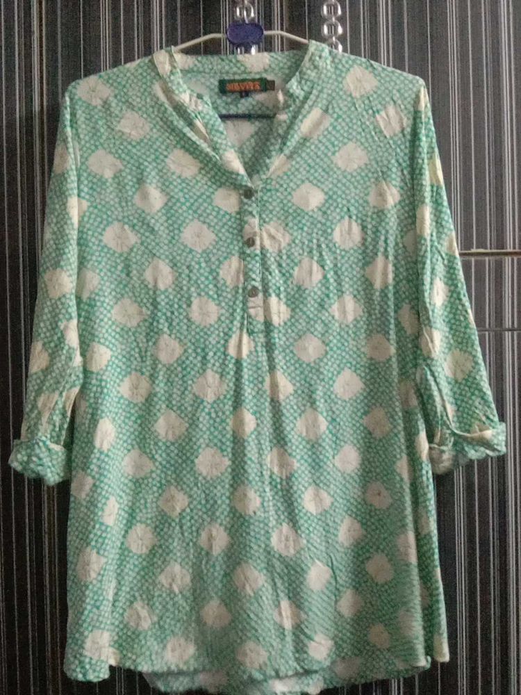 Short Cotton Kurti☘️
