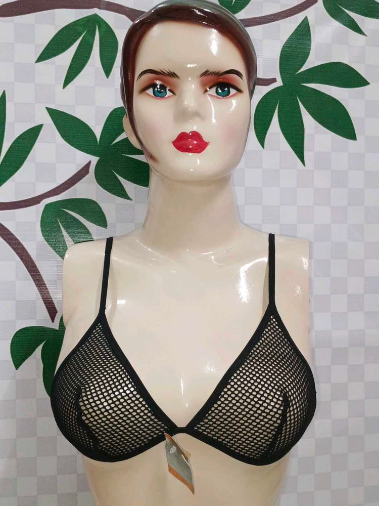 (1435)Mesh Triangle Bralette