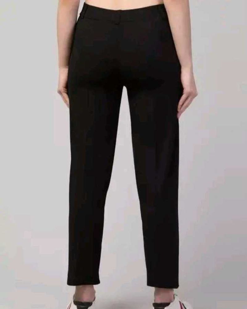 Stylish Black Straight Leg Pants
