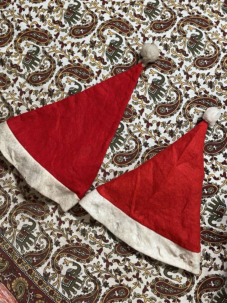 Festive Santa Hats (Set of 2)