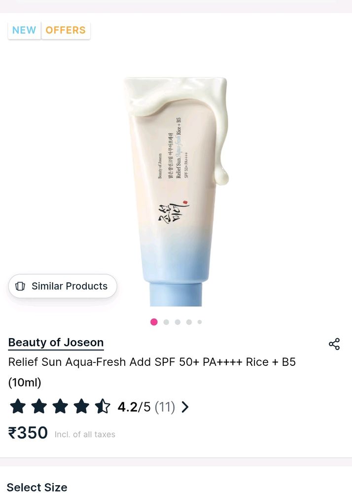 Beauty Of Joseon Sunscreen