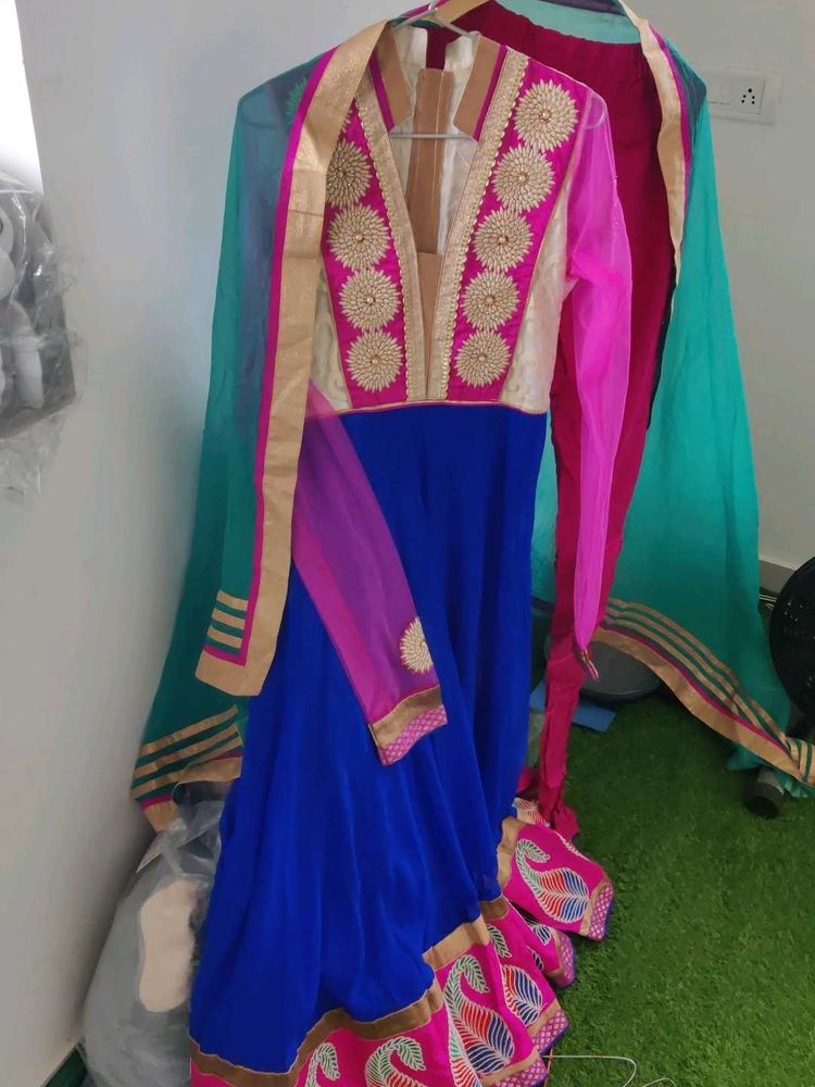 Colorful Anarkali Suit