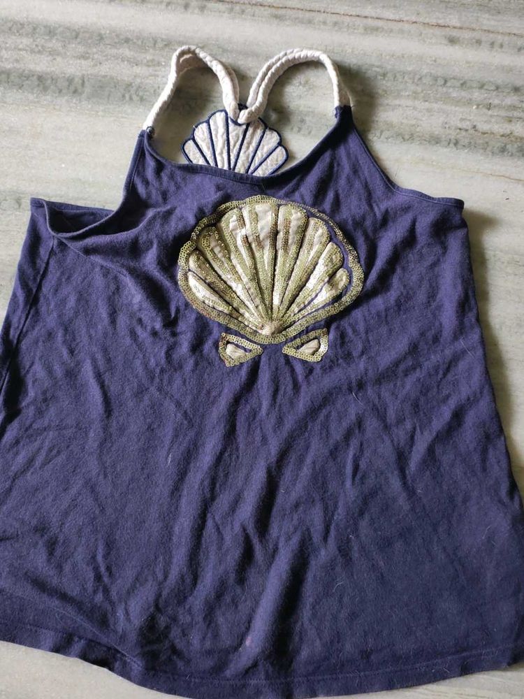 Cute Shell Tank Top