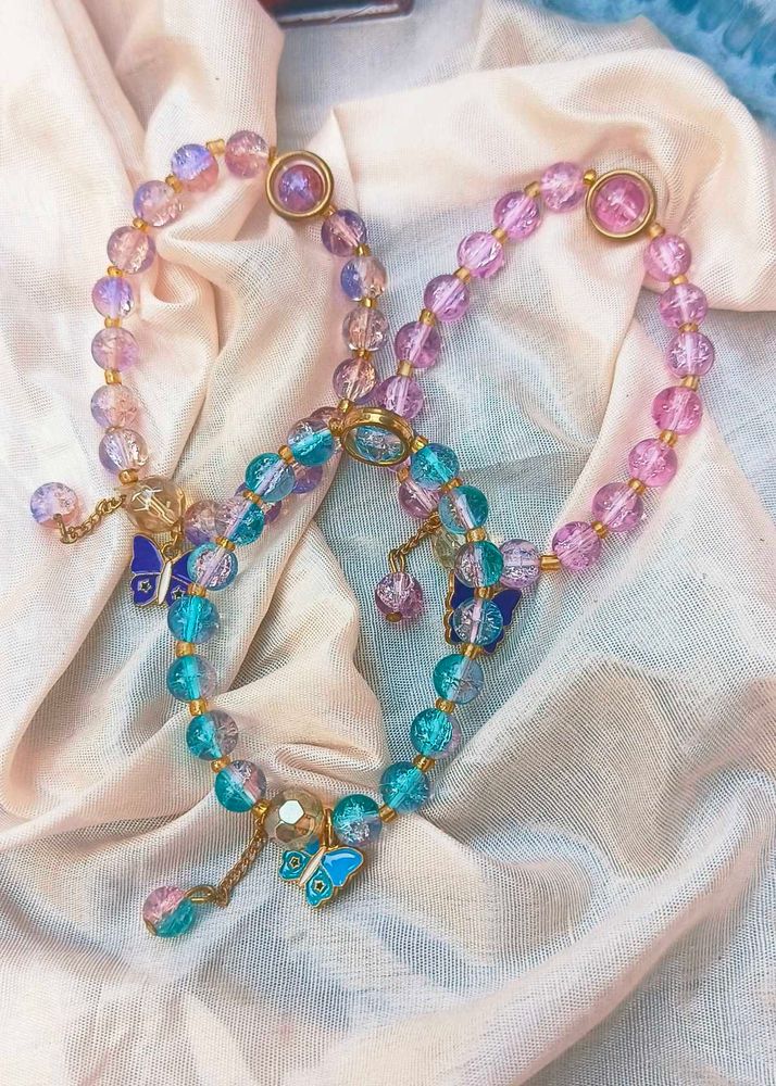 Beaded Butterfly hand bracelet pack 1