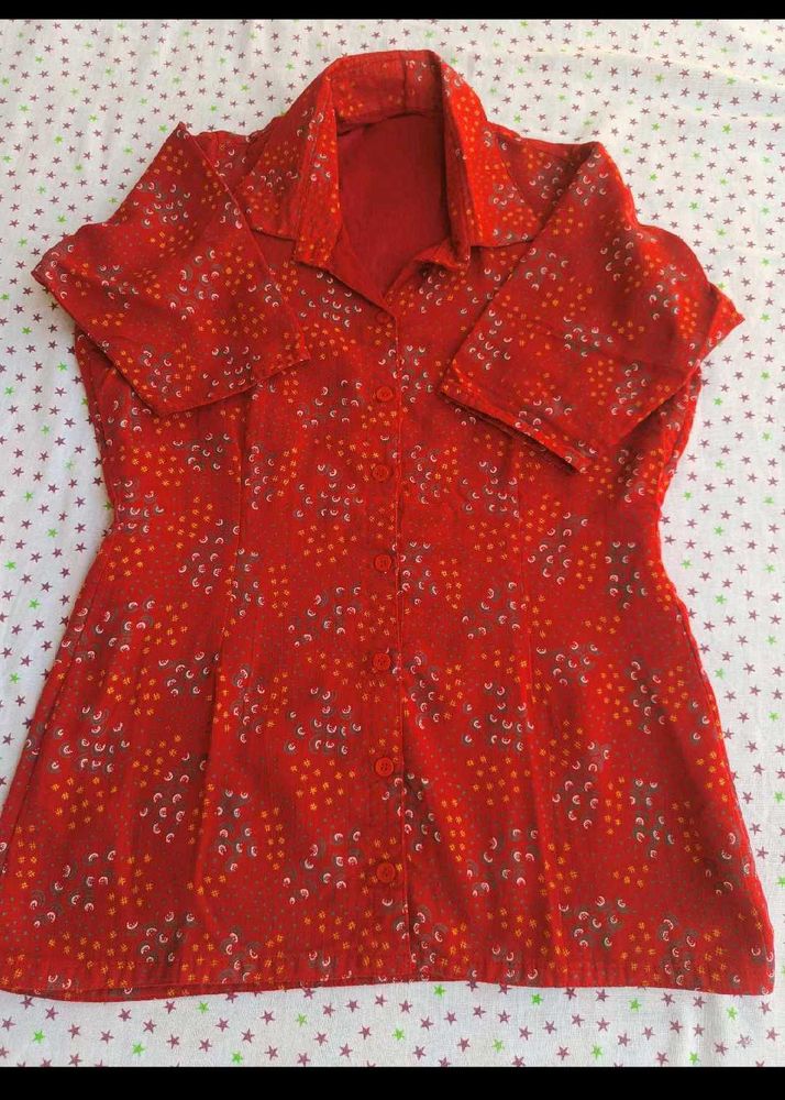 rust rich shirt for women