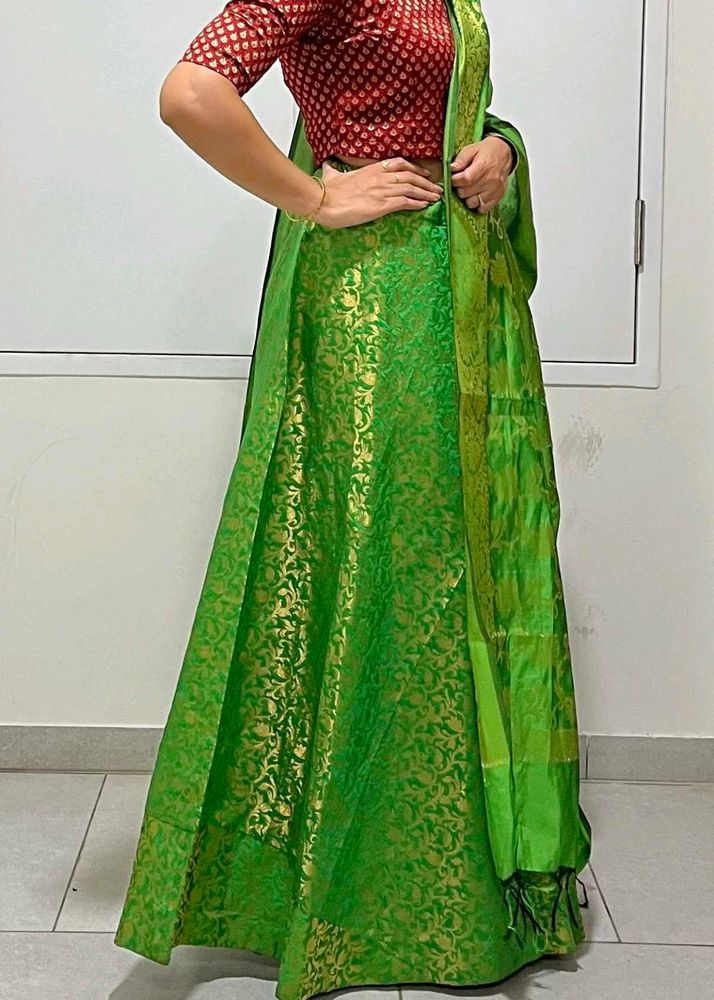 Banarasi Long Skirt💚
