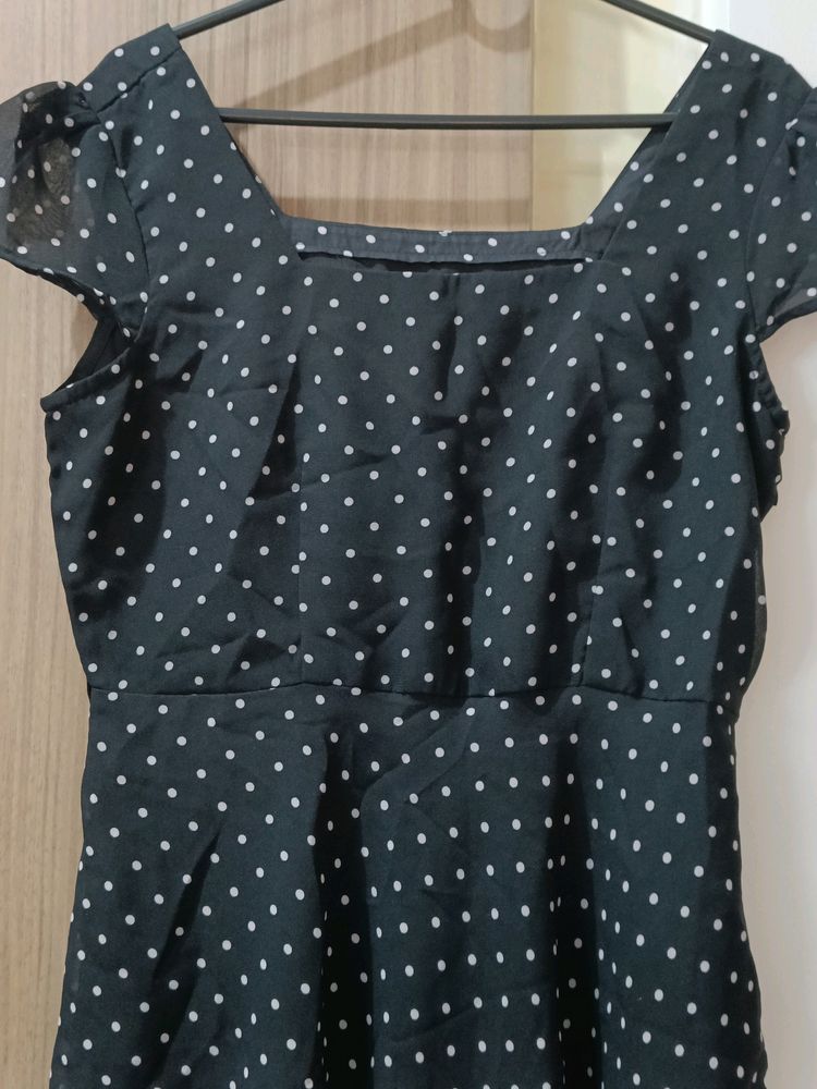 Polka Dot Mini Dress
