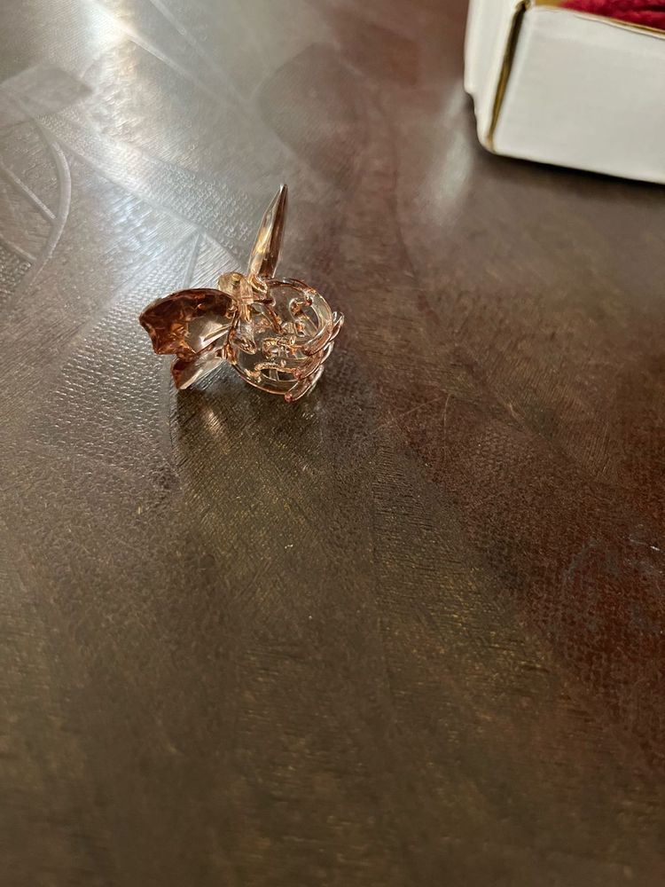 Swarovski Rose Gold Apple Ornament